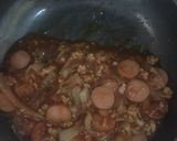Foto langkah ke 6 dari resep Spaghetti bolognese & pudding coklat vla vanila bekal anak.
