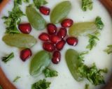 A picture of step 7 of Veg Pulav with Fruit Raita.