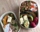 Foto langkah ke 3 dari resep Labu Kabocha Goreng Untuk Bekal.