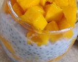 A picture of step 7 of Mango coconut chia pudding.
