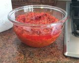 A picture of step 6 of Sambal (Indonesian chilli sauce...extended).