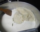 A picture of step 3 of Suji ki panjeeri.