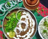 A picture of step 8 of Dal Makhani.