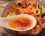 A picture of step 10 of Korean Jjamppong (Spicy Seafood Noodle Soup).