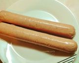 Foto del paso 2 de la receta Hojaldres de Frankfurt y queso