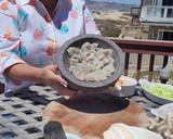 Foto del paso 1 de la receta: Molcajete de Camarones y callos de hacha