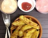 صورة لخطوة 3 من وصفة بطاطس الودجز 🍟