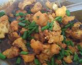 A picture of step 5 of Crispy Cauliflower Manchurian.