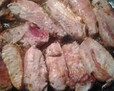 A picture of step 2 of Szechuan pepper Pork and vegetables .