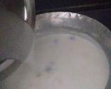 A picture of step 1 of Milk jelly in custard.