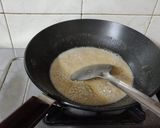 A picture of step 2 of कड़ा प्रसाद(आटे का हलवा).
