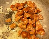 A picture of step 1 of Cream corn & sausage.
