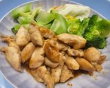 รูปขั้นตอนการทำที่ 4 ของ สันในไก่ผัดซอสสุกี้