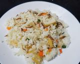 Gambar langkah 6 resipi Nasi goreng kampung.