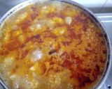 A picture of step 4 of Rasiya Muthiya (Rice dumplings in curry).