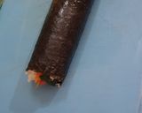 Foto langkah ke 3 dari resep Sushi / Gimbap simpel untuk bekal anak.