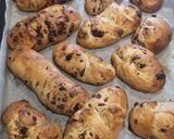 Une image de l'étape 8 de Pain au lait aux pépites de chocolat.
