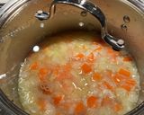 A picture of step 1 of Moroccan Carrot Soup.