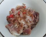 Hình bước làm 1 của món Thịt ram mặn