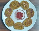 A picture of step 6 of Raw papaya Tikki.