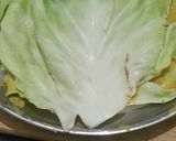 A picture of step 5 of Cabbage leaf vadi.