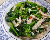 รูปขั้นตอนการทำที่ 3 ของ ยำเบบี้บล็อคโครี่อกไก่