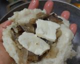 Foto del paso 6 de la receta: Pasteles de arracacha /apio🍠🫓🥙rellenos de salteado de berenjena, cebolla y pera🍆🧅🍐
