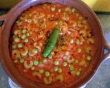A picture of step 5 of Mexican Red Rice 😋.