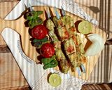 عکس مرحله 3 از دستور جوجه کباب سبزیجات دودی 🌸