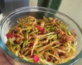 Foto langkah ke 5 dari resep Oseng kembang kates (Tumis bunga pepaya).