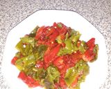 Foto del paso 1 de la receta Verduras campechanas de setas y pimientos asados con espárragos