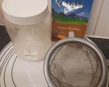 A picture of step 1 of Baking powder mandazi.