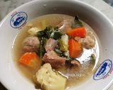 Foto langkah ke 4 dari resep 07. Sop Sapi Bakso #BikinRamadanBerkesan.
