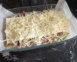 Foto del paso 5 de la receta: Pastel de calabacín y carne picada