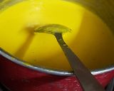 A picture of step 1 of Vermicilli mango rabdi nest.
