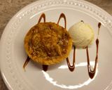 A picture of step 5 of Mini Apple Crisp.