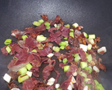 Foto del paso 1 de la receta: Pasta con tomates secos y jamón