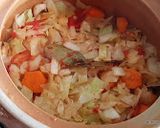 A picture of step 3 of Cabbage with Duck Confit.