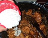 A picture of step 3 of Chicken Korma.