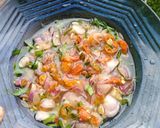 Foto langkah ke 3 dari resep Tongkol Suwir Sambal Matah.