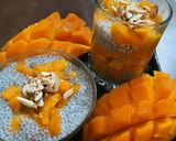 चिया मैंगो पुडिंग(Chia Mango Pudding recipe in hindi) रेसिपी चरण 3 फोटो