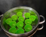 Foto langkah ke 5 dari resep Kue mangkok mekar dan lembut/ apem tepung beras (pake tape).