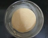 A picture of step 2 of Vanilla cup cakes with chocolate frosting.