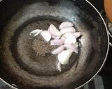 A picture of step 6 of Brinjal cluster beans bhaji.