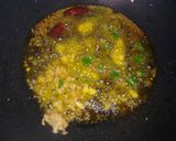 A picture of step 4 of Brinjal aur Palak saag.
