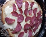 Foto del paso 11 de la receta: Pizza explosiva, pizza de muzzarella y pizza con salsa de morrón