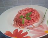 Foto del passaggio 1 della ricetta Spaghetti quadrati di Rapa Rossa con Burro e Salvia