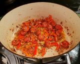A picture of step 5 of Paprika Chicken, Chorizo & Rice Bake.
