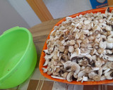 Foto del paso 1 de la receta: Revuelto de champiñones con jamón