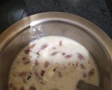 A picture of step 4 of Dry Fruit sweet curd.